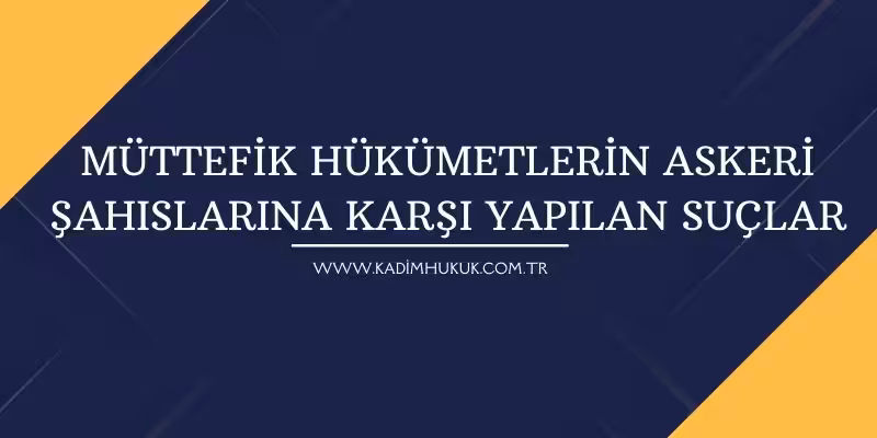 askeri ceza kanunu 6 nedir