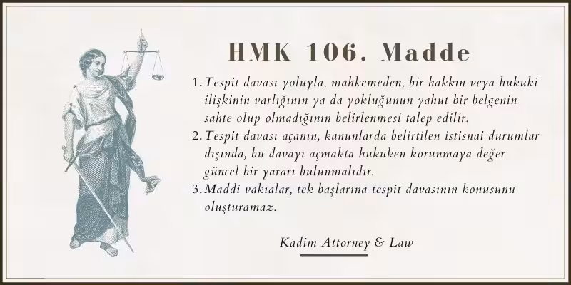 menfi tespit davasi zamanasimi