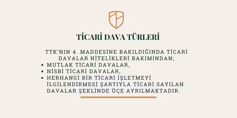 ticari davalar nelerdir