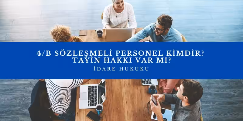 4b sozlesmeli personel