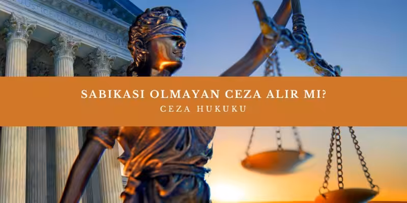 ilkkez suc isleyen ceza alir mi