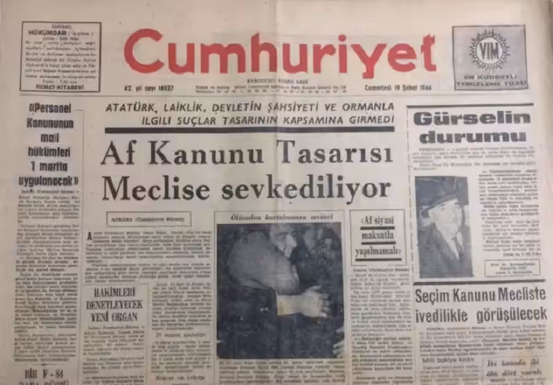 1966 genel affi