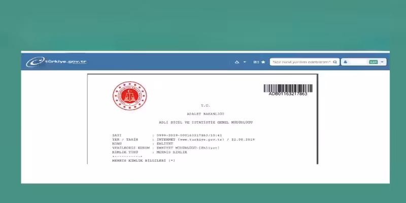 adli sicil kaydi sabika