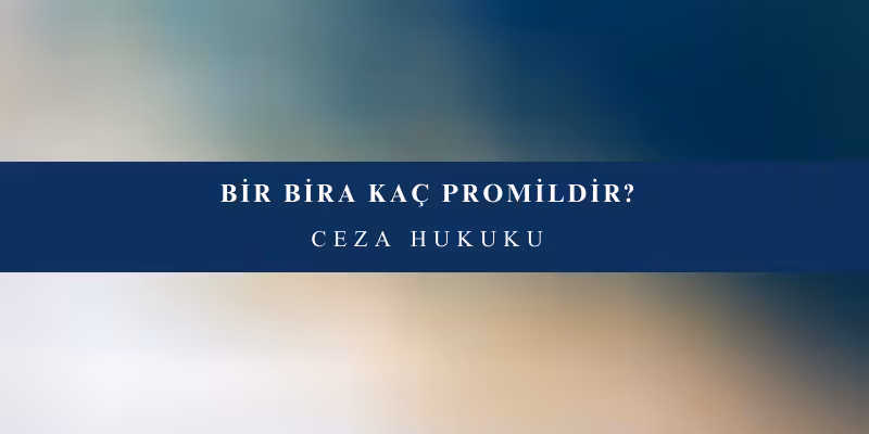 bir bira kac promil sinir