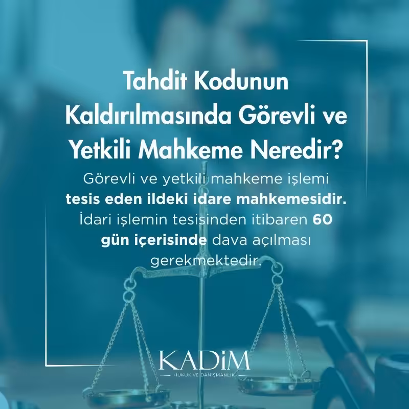 tahdit kodu kodun kaldirilmasi davasi