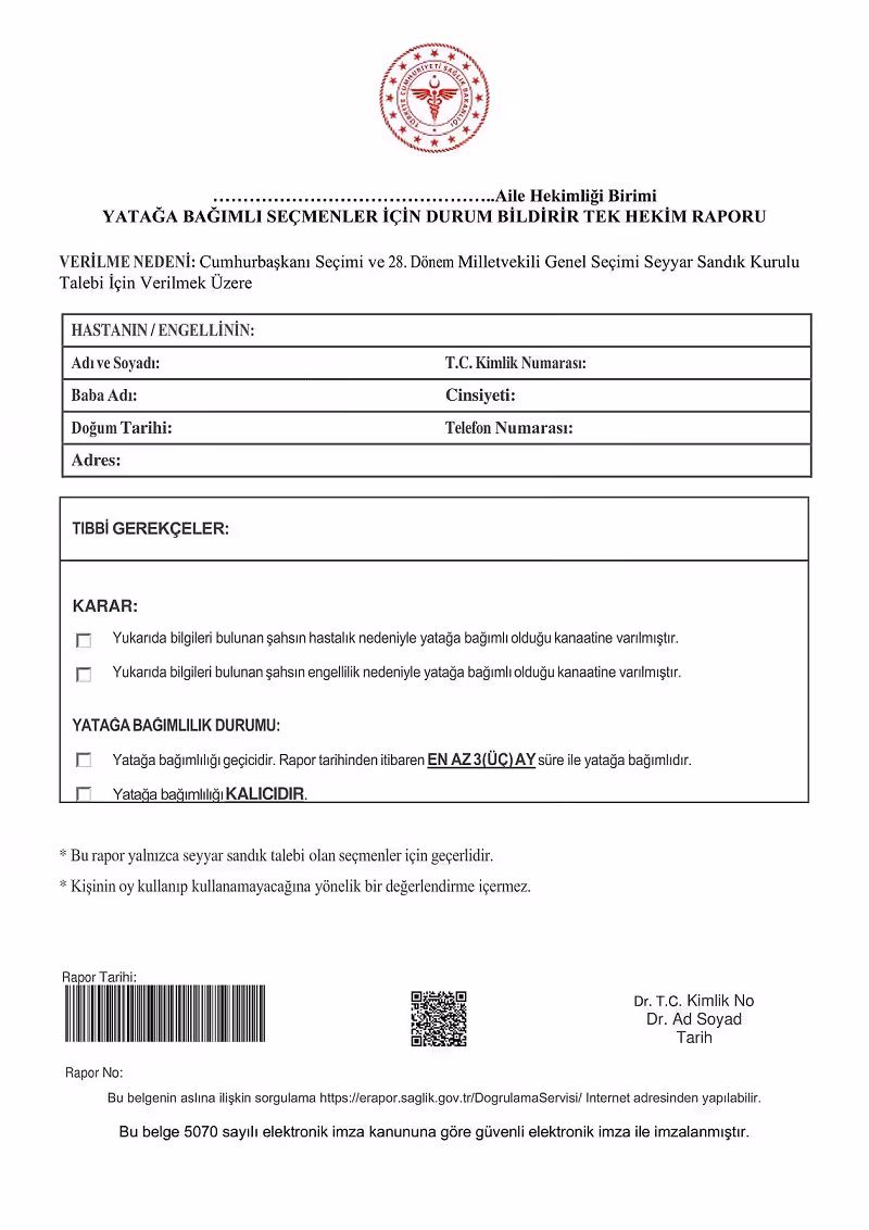 durum bildirir rapor nedir