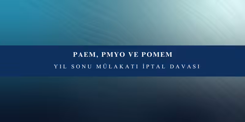 pomem yil sonu mulakati